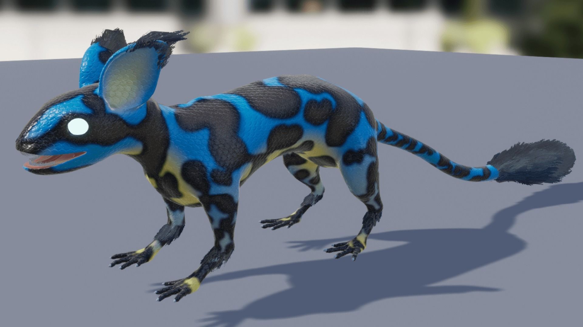 Evil dragon Low-poly 3D model_11