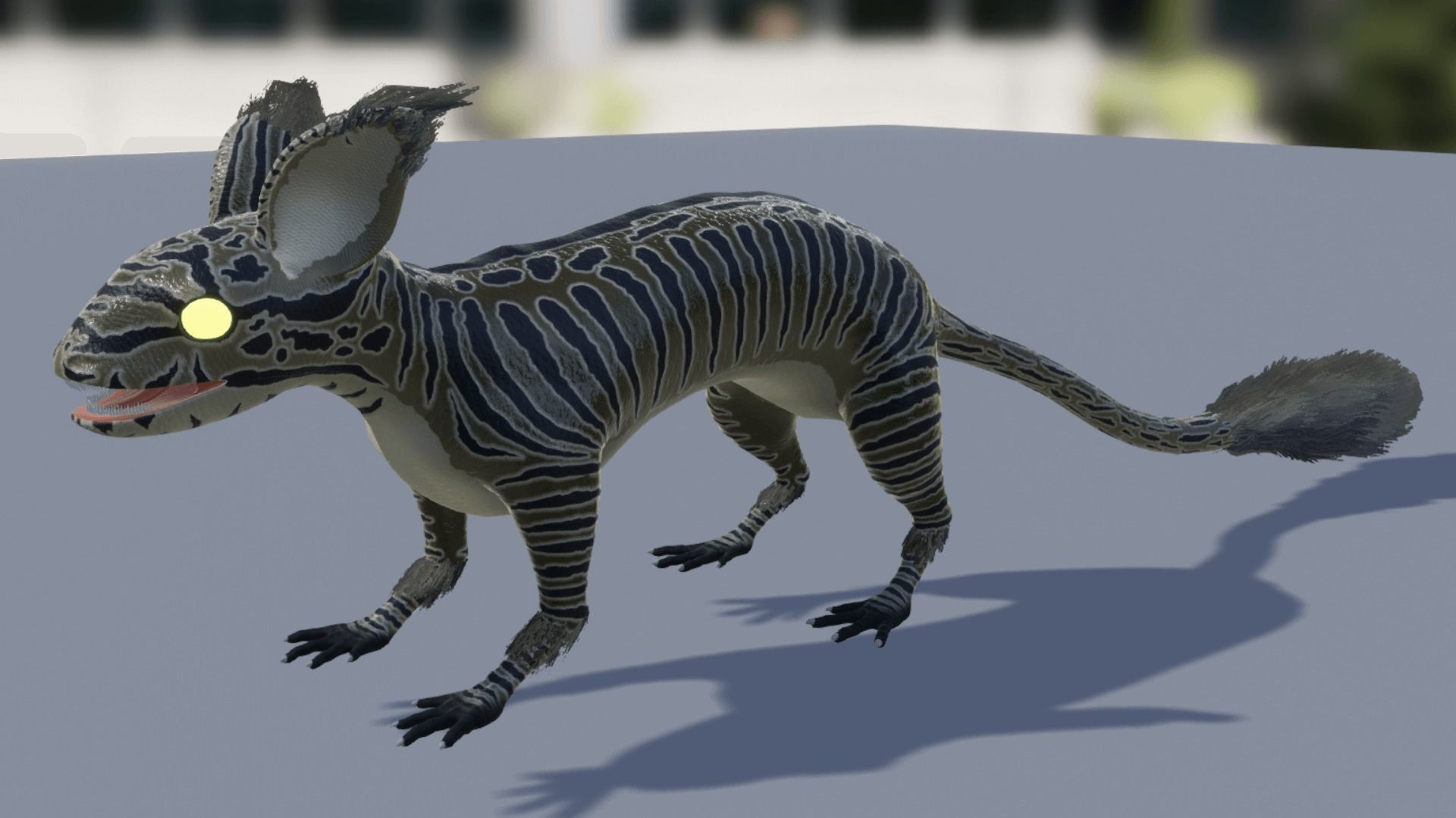 Evil dragon Low-poly 3D model_14