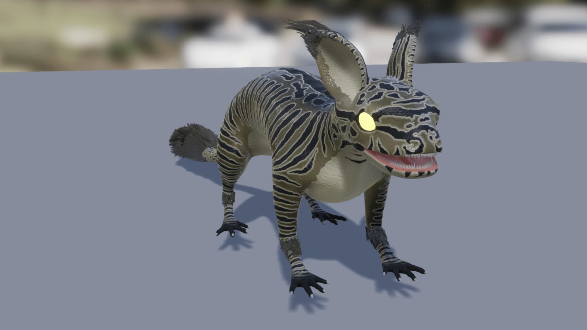 Evil dragon Low-poly 3D model_18