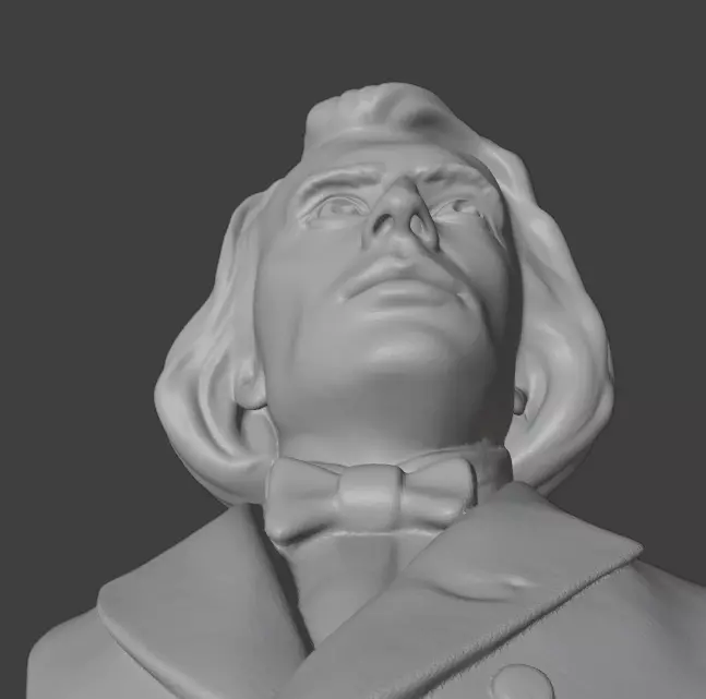 Johannes Brahms 3D print model_14