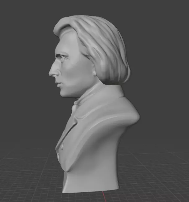 Johannes Brahms 3D print model_8