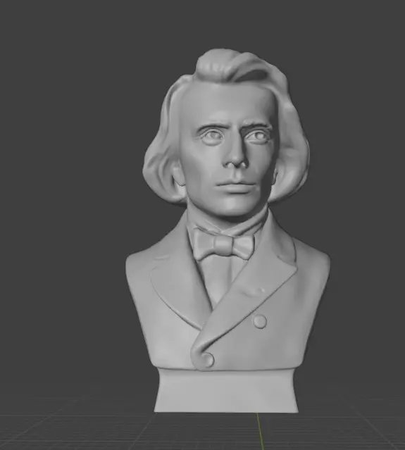 Johannes Brahms 3D print model_2