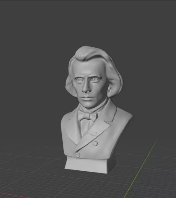 Johannes Brahms 3D print model_3