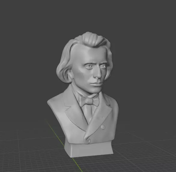 Johannes Brahms 3D print model_4