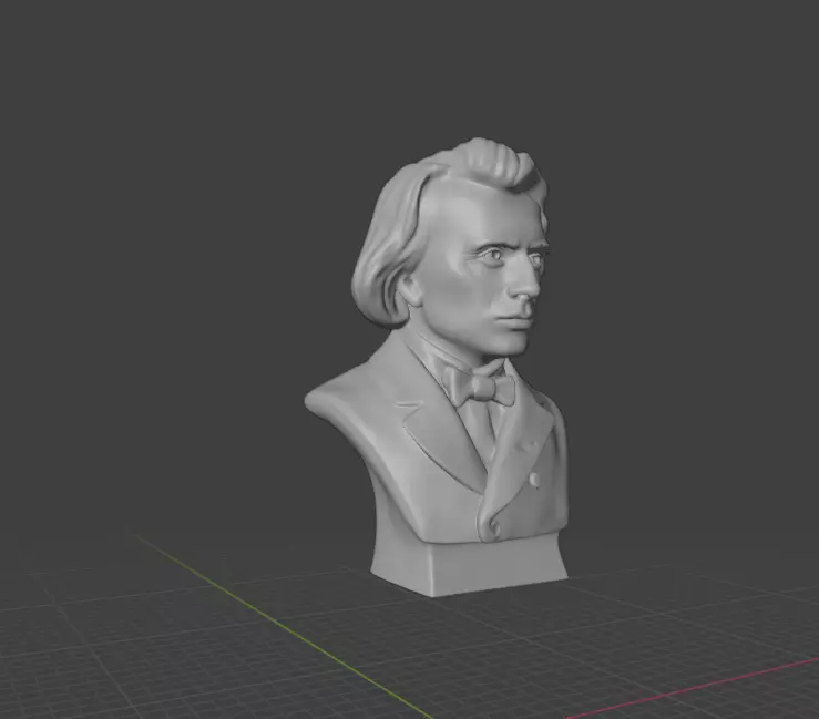 Johannes Brahms 3D print model_1