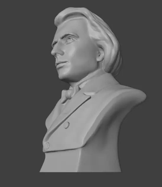 Johannes Brahms 3D print model_9