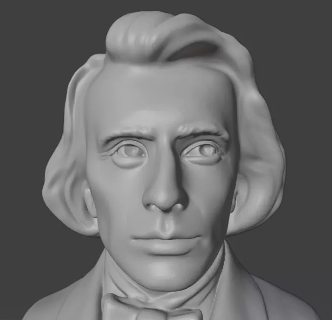 Johannes Brahms 3D print model_15