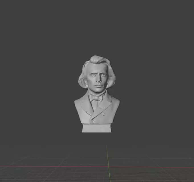 Johannes Brahms 3D print model_0
