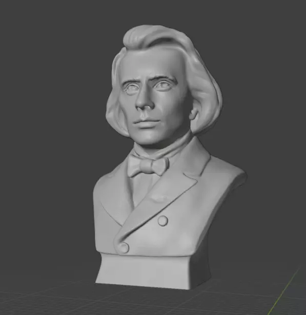 Johannes Brahms 3D print model_11