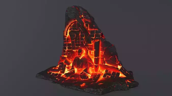 Lava Buddha Rock