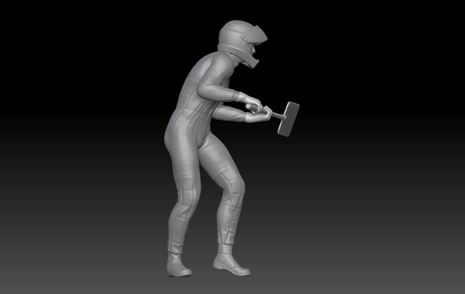 FORMULA ONE PIT STOP 4 3D print model_3