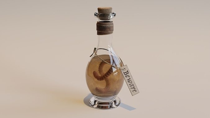 Potion Bottle Low-poly 3D model