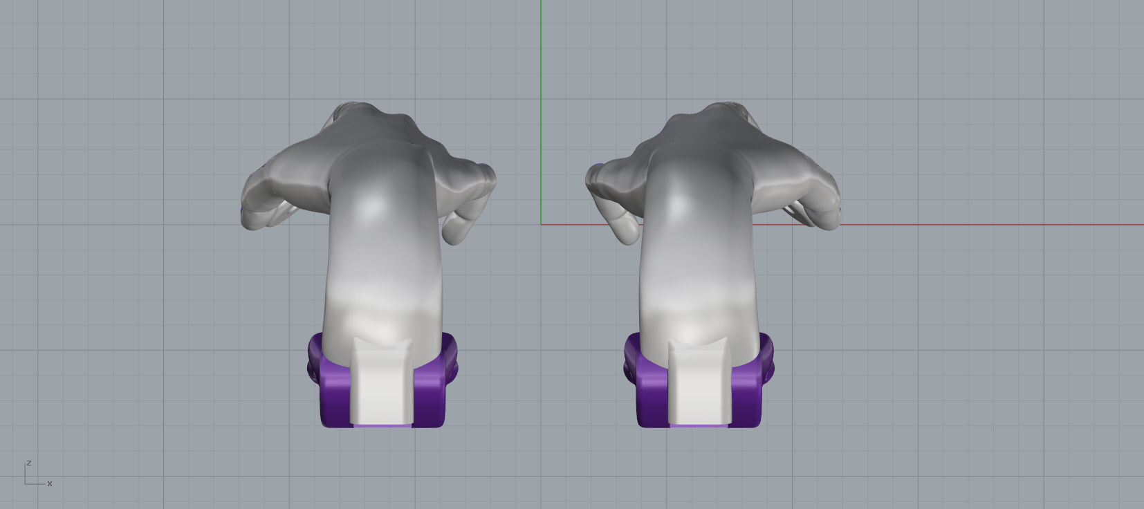 Hand Earrings 3D print model C01 3D print model_11