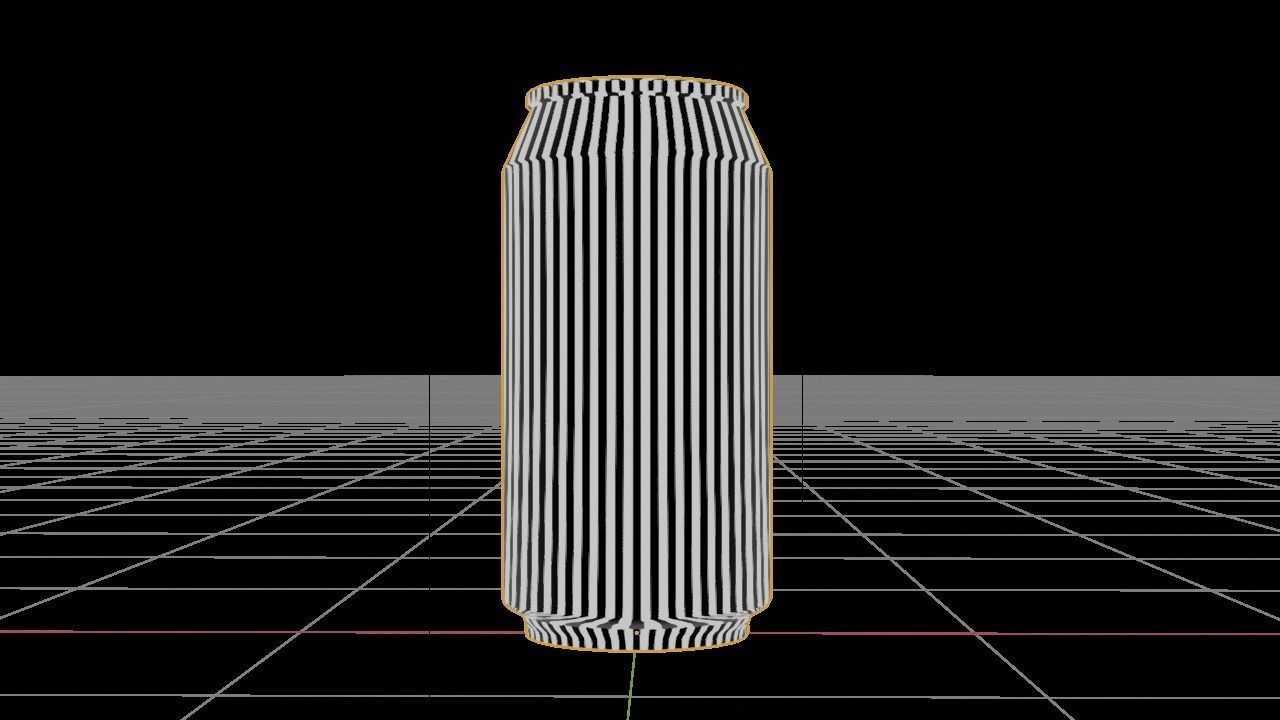 Can of Soda  Low-poly Low-poly 3D model_6