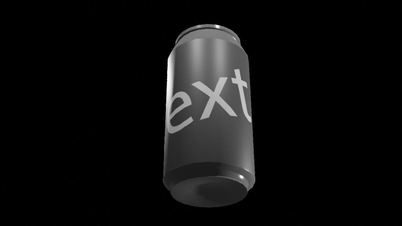 Can of Soda  Low-poly Low-poly 3D model_2