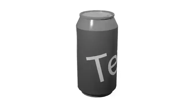Can of Soda  Low-poly Low-poly 3D model