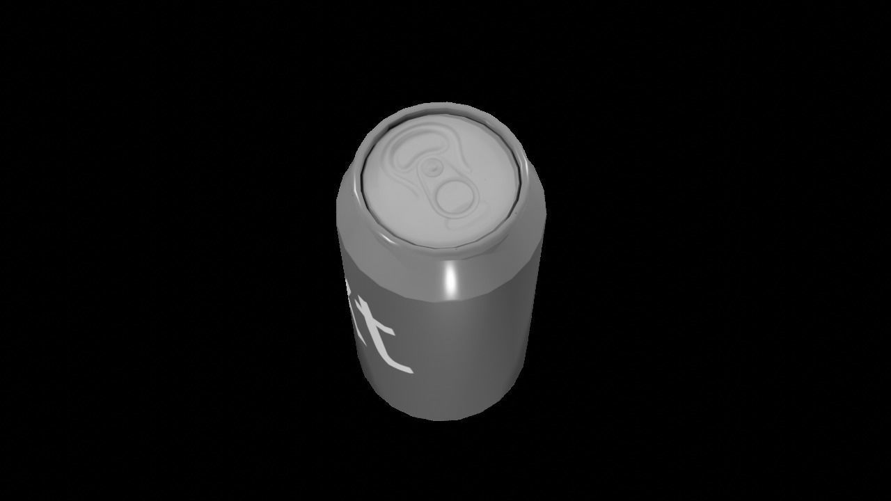 Can of Soda  Low-poly Low-poly 3D model_1