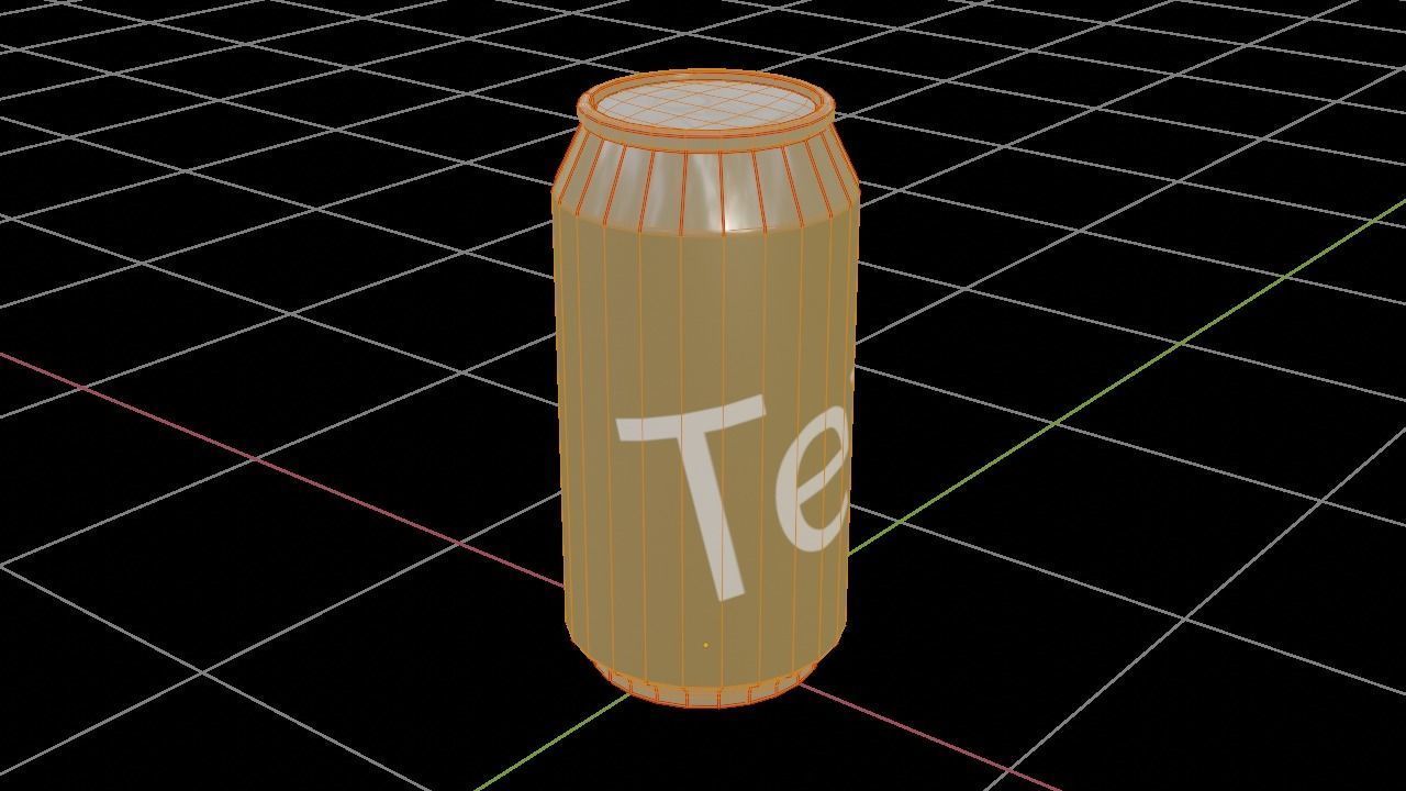 Can of Soda  Low-poly Low-poly 3D model_3