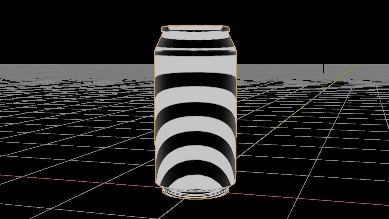 Can of Soda  Low-poly Low-poly 3D model_8