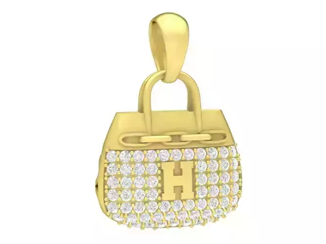 Luxury diamond bag pendant 3921
