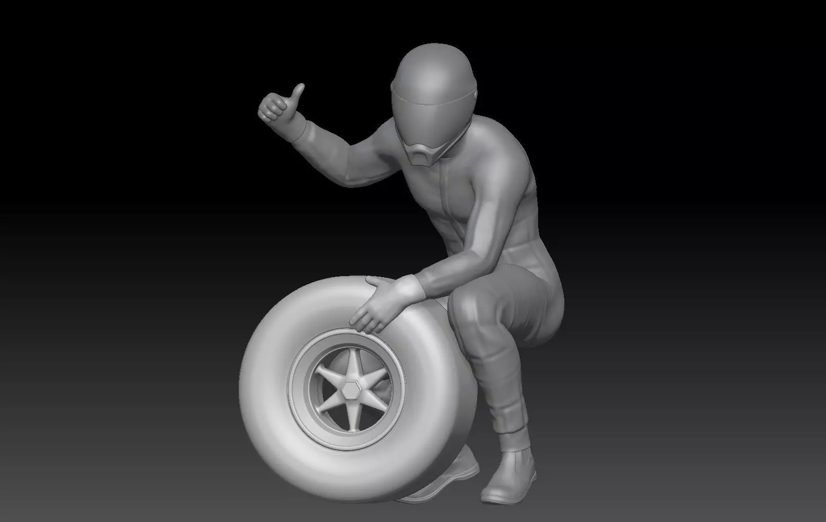 FORMULA ONE PIT STOP 12 3D print model