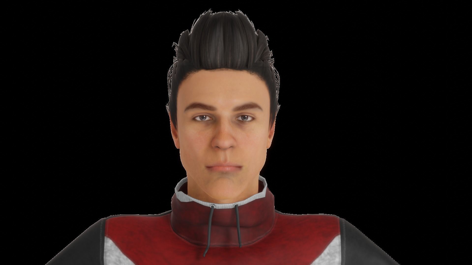 Family woman 3D model_28