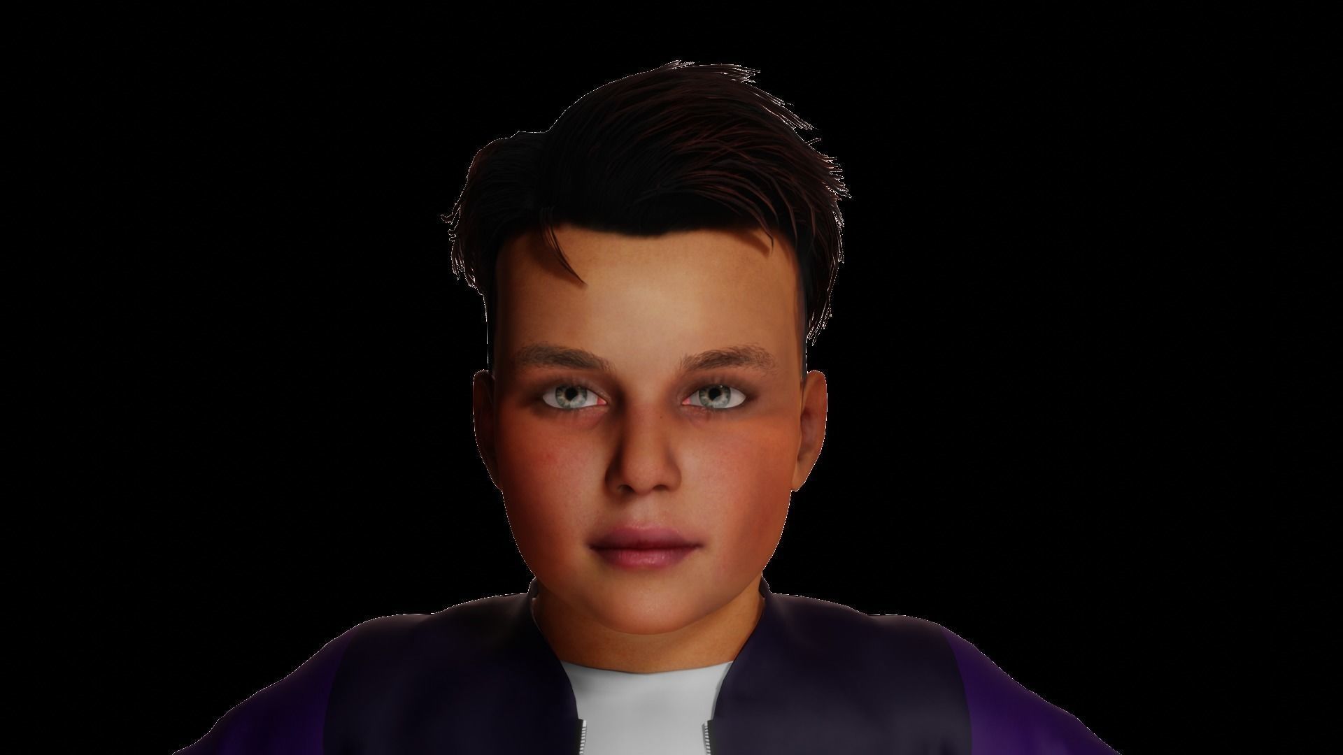 Family woman 3D model_46