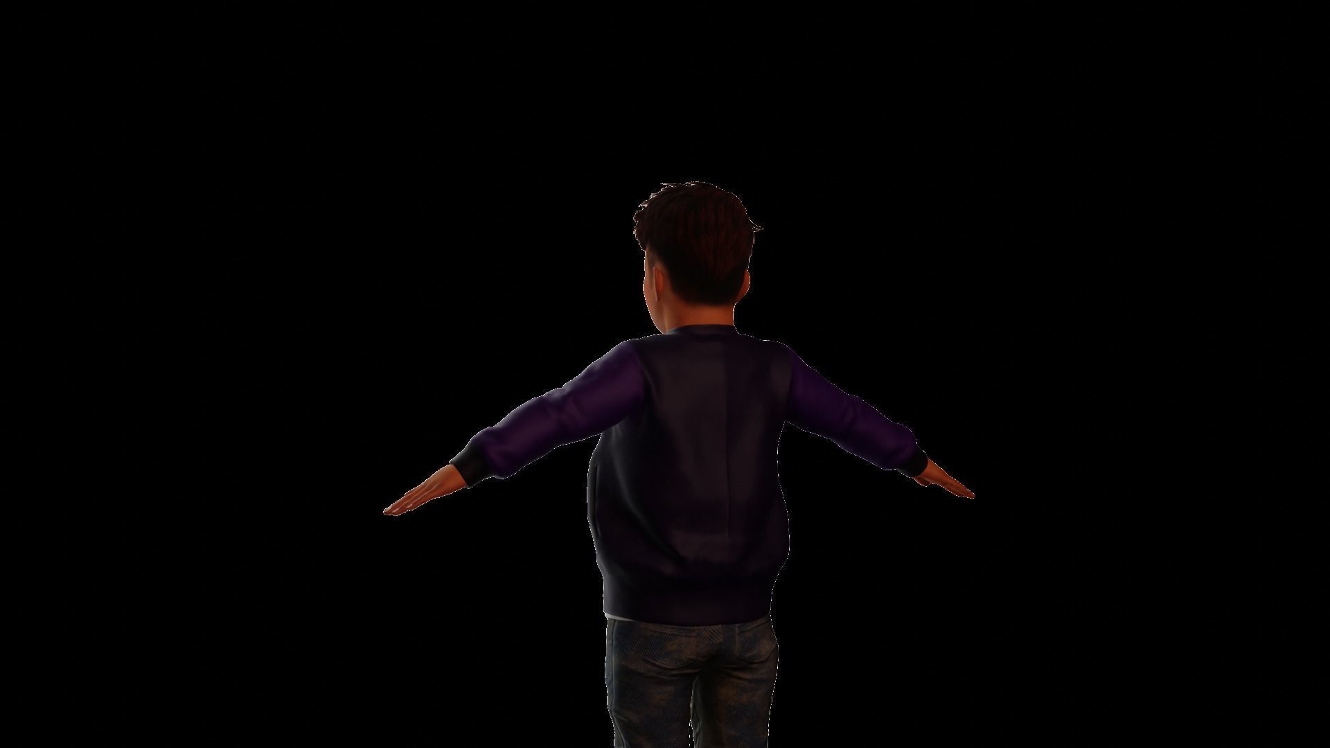 Family woman 3D model_57