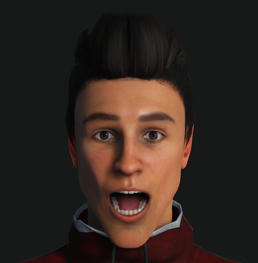 Family woman 3D model_60