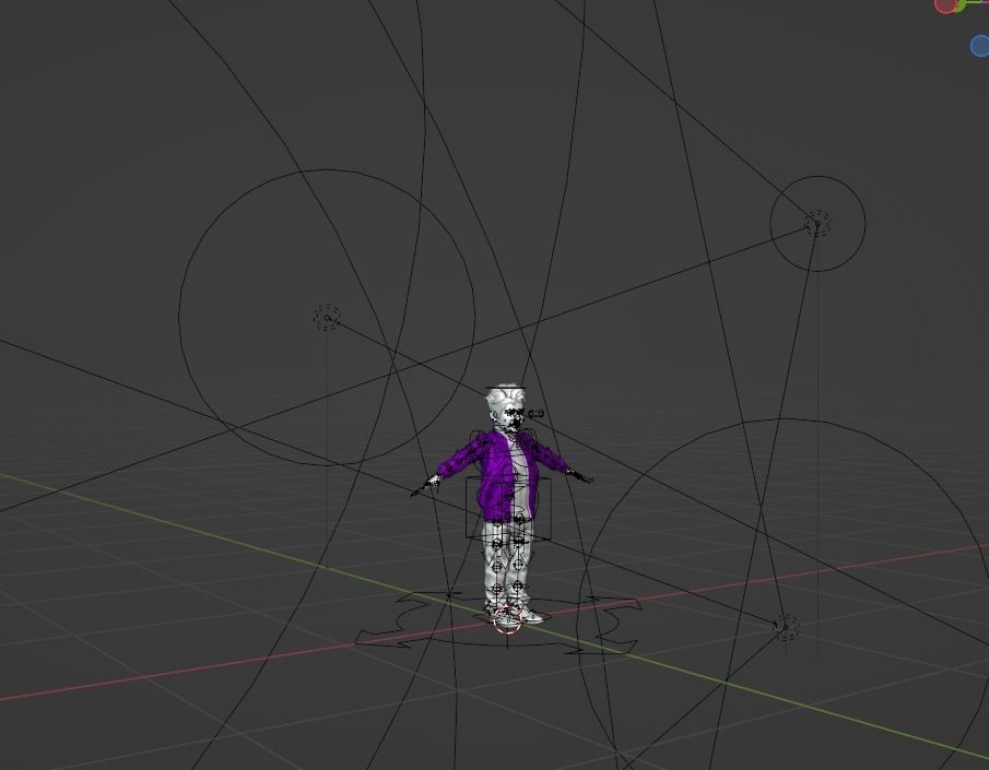 Family woman 3D model_8