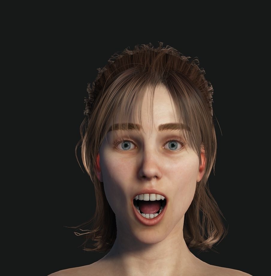 Family woman 3D model_54