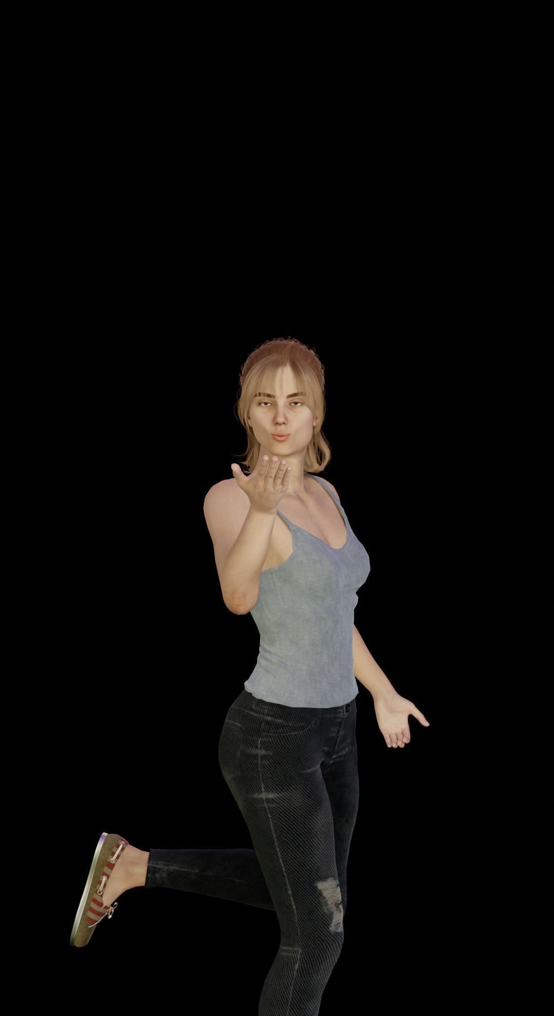 Family woman 3D model_18
