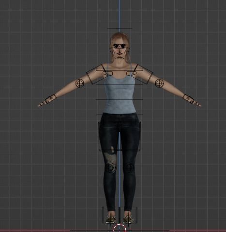 Family woman 3D model_29