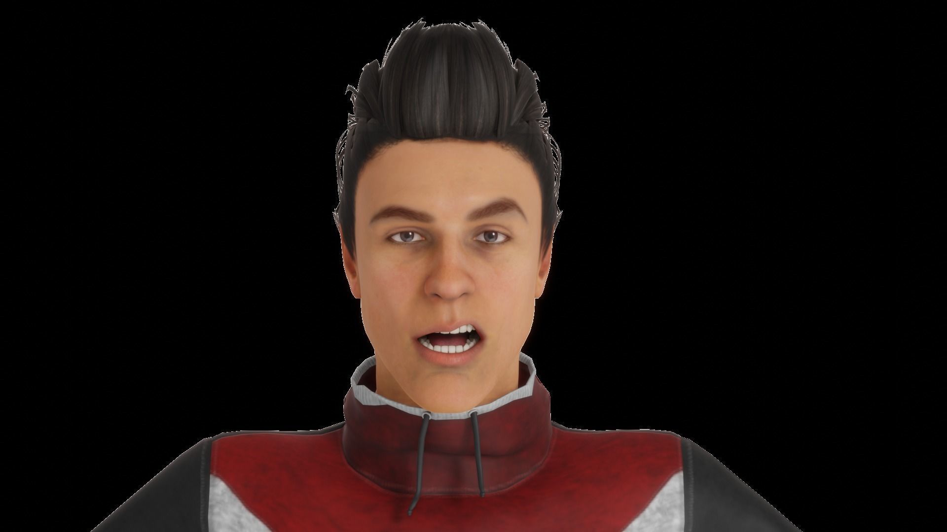 Family woman 3D model_31