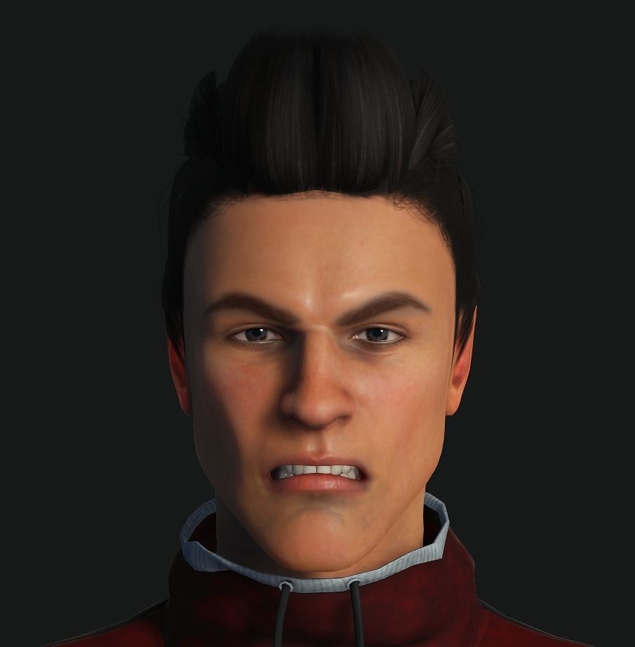 Family woman 3D model_44