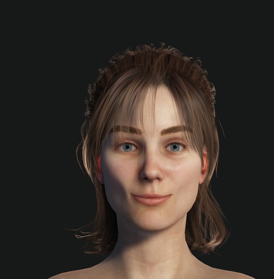 Family woman 3D model_43