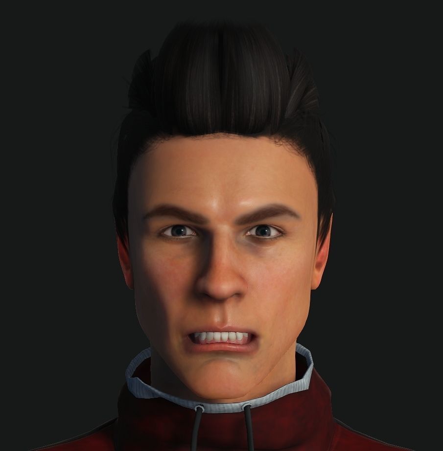 Family woman 3D model_47