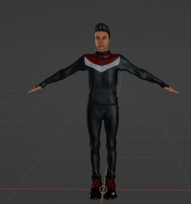 Family woman 3D model_13