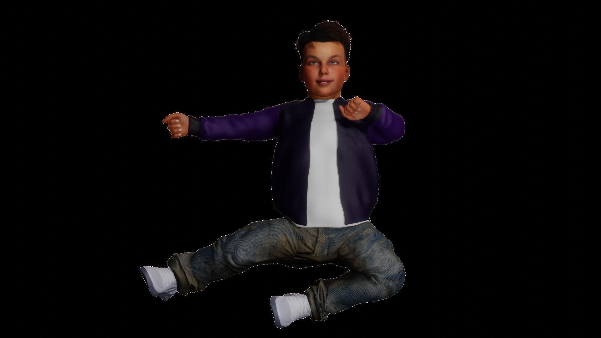 Family woman 3D model_55