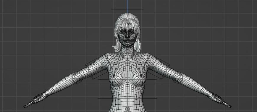 Family woman 3D model_22