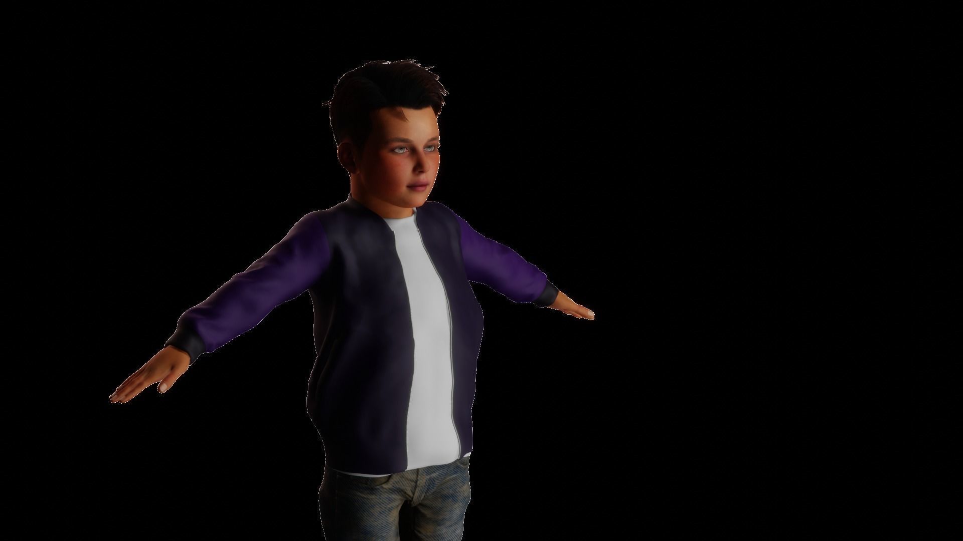 Family woman 3D model_58