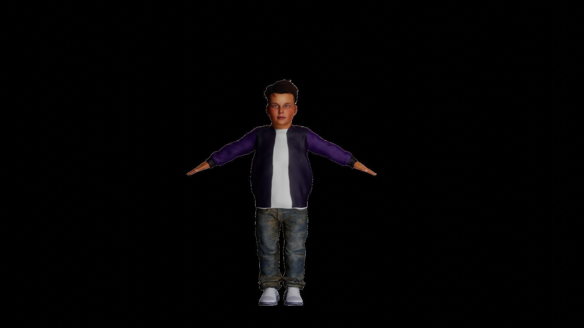 Family woman 3D model_49