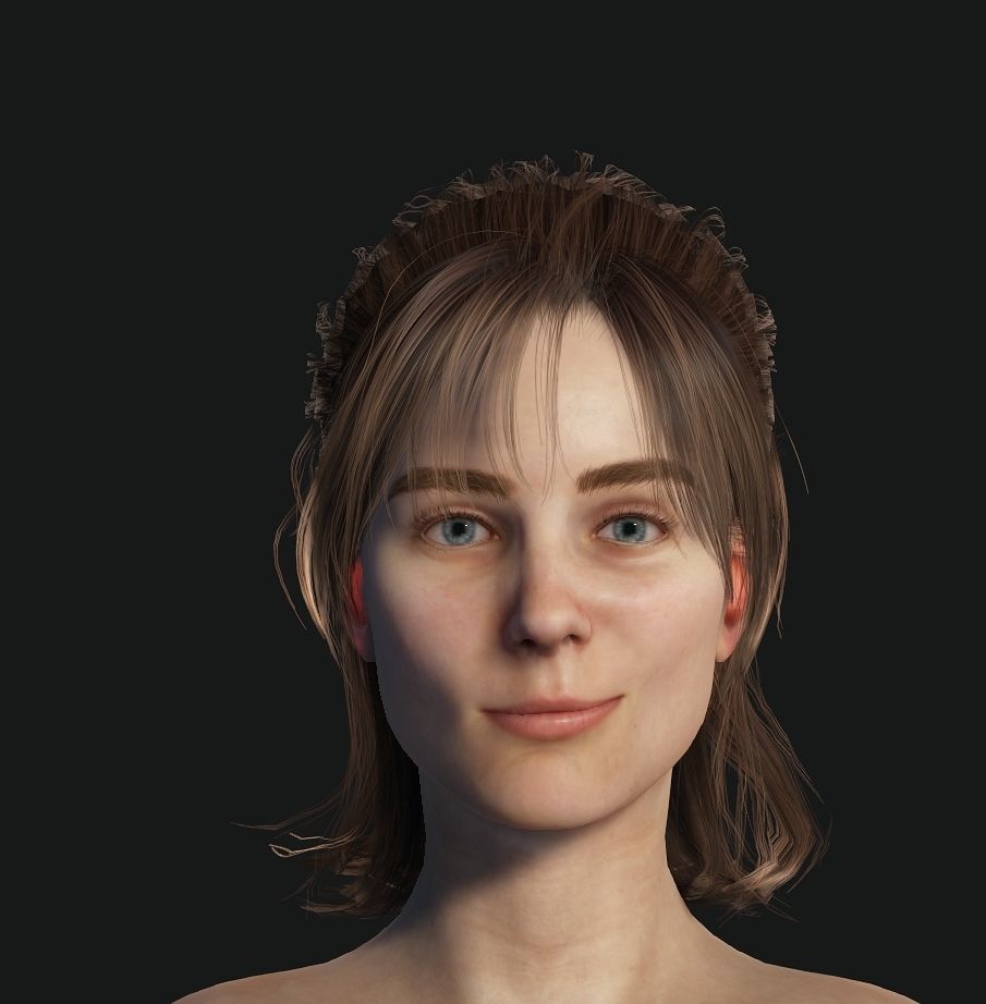 Family woman 3D model_40