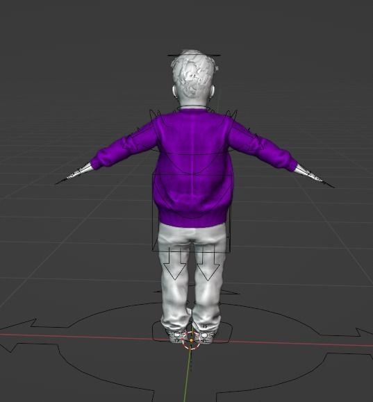 Family woman 3D model_41