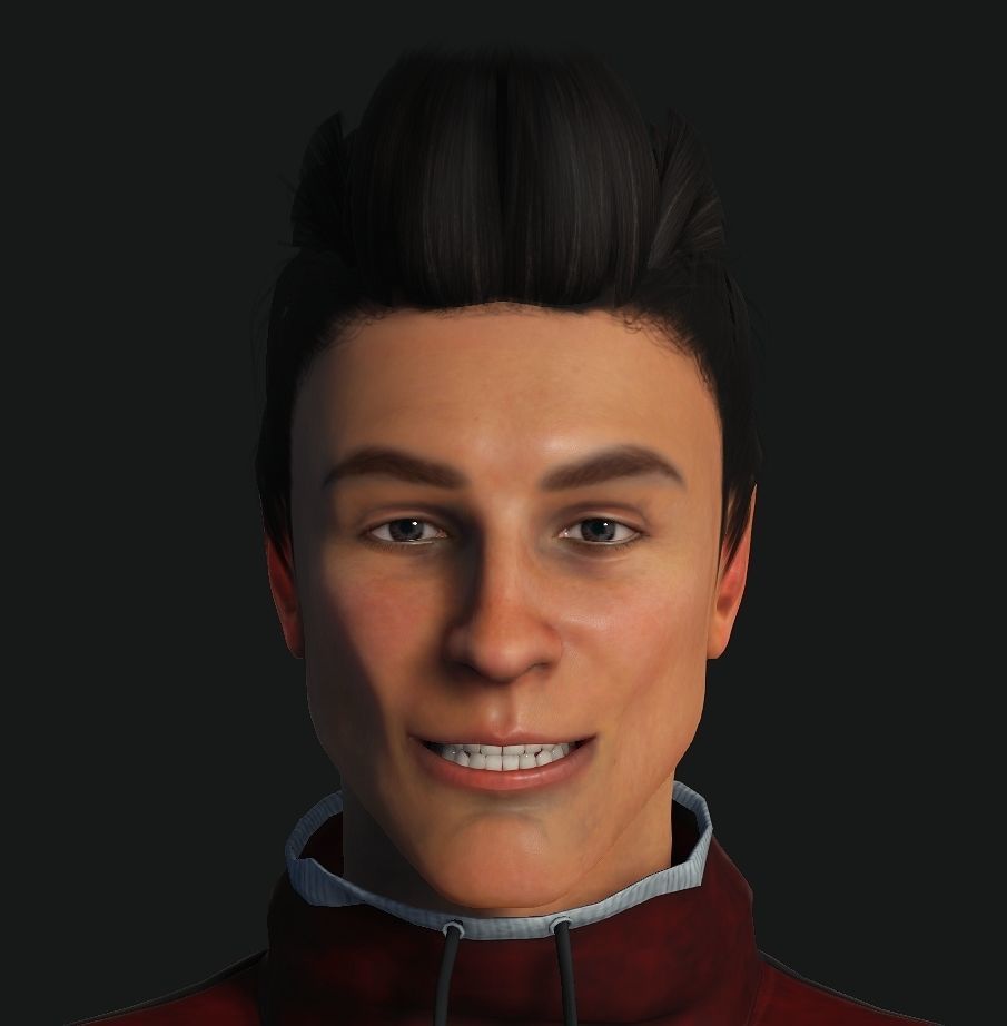 Family woman 3D model_33