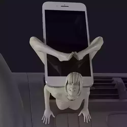 Car phone holder 3D print model