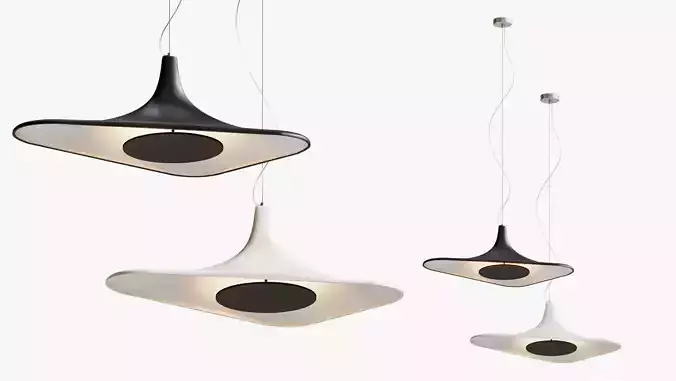 Luceplan D89s Soleil Noir Suspension Lamp