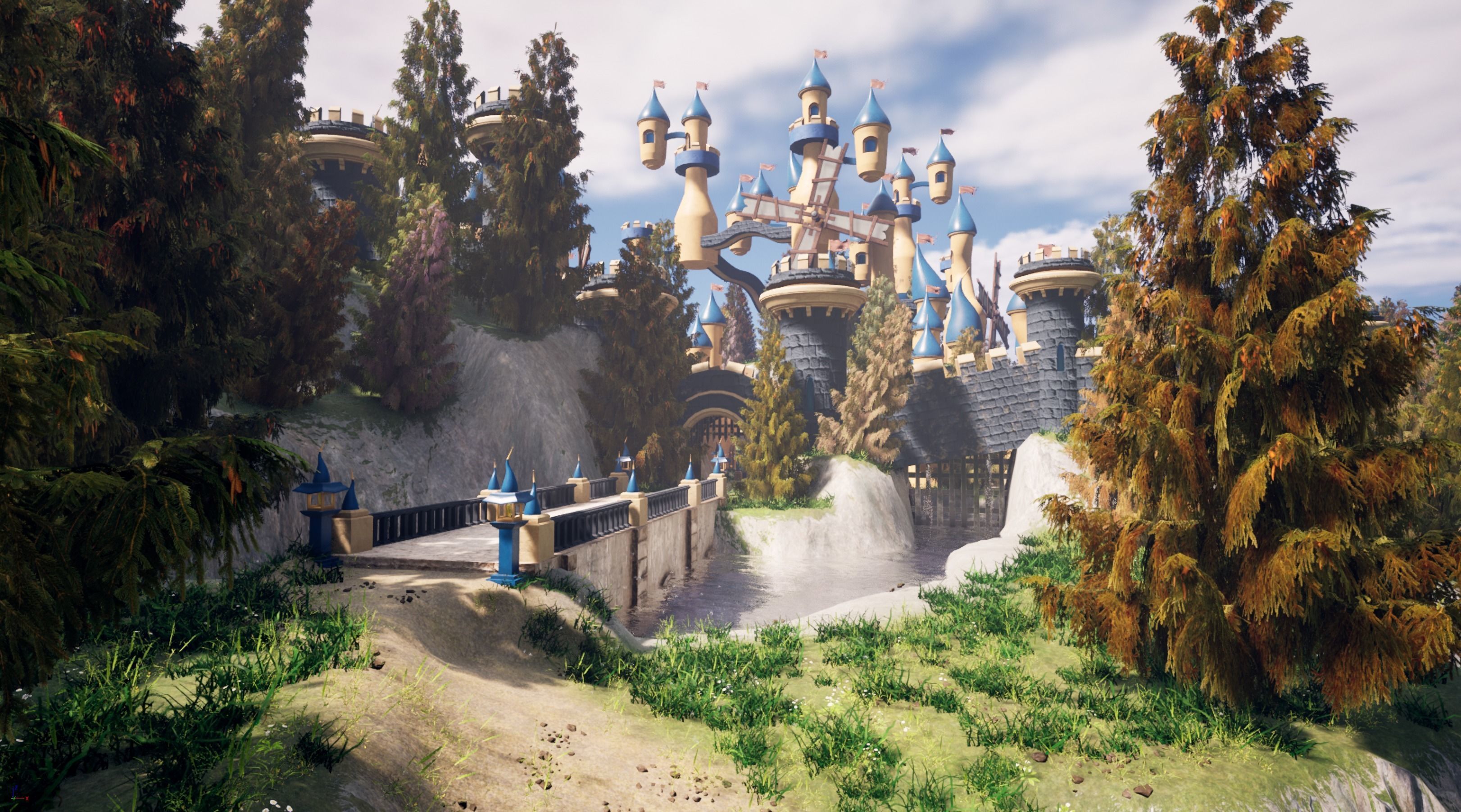 WonderLand Environment For Unreal Engine 5 Low-poly 3D model_6