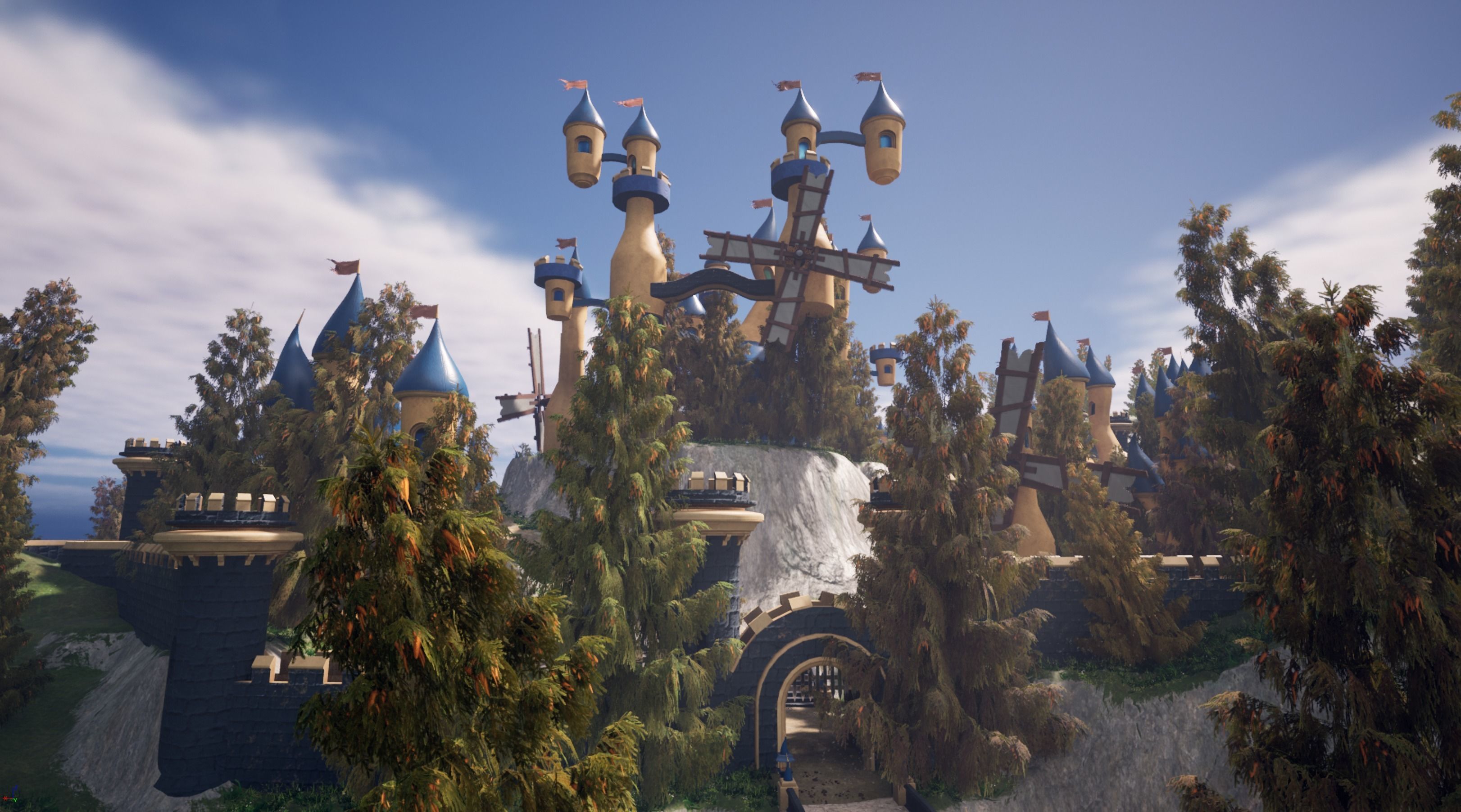 WonderLand Environment For Unreal Engine 5 Low-poly 3D model_13