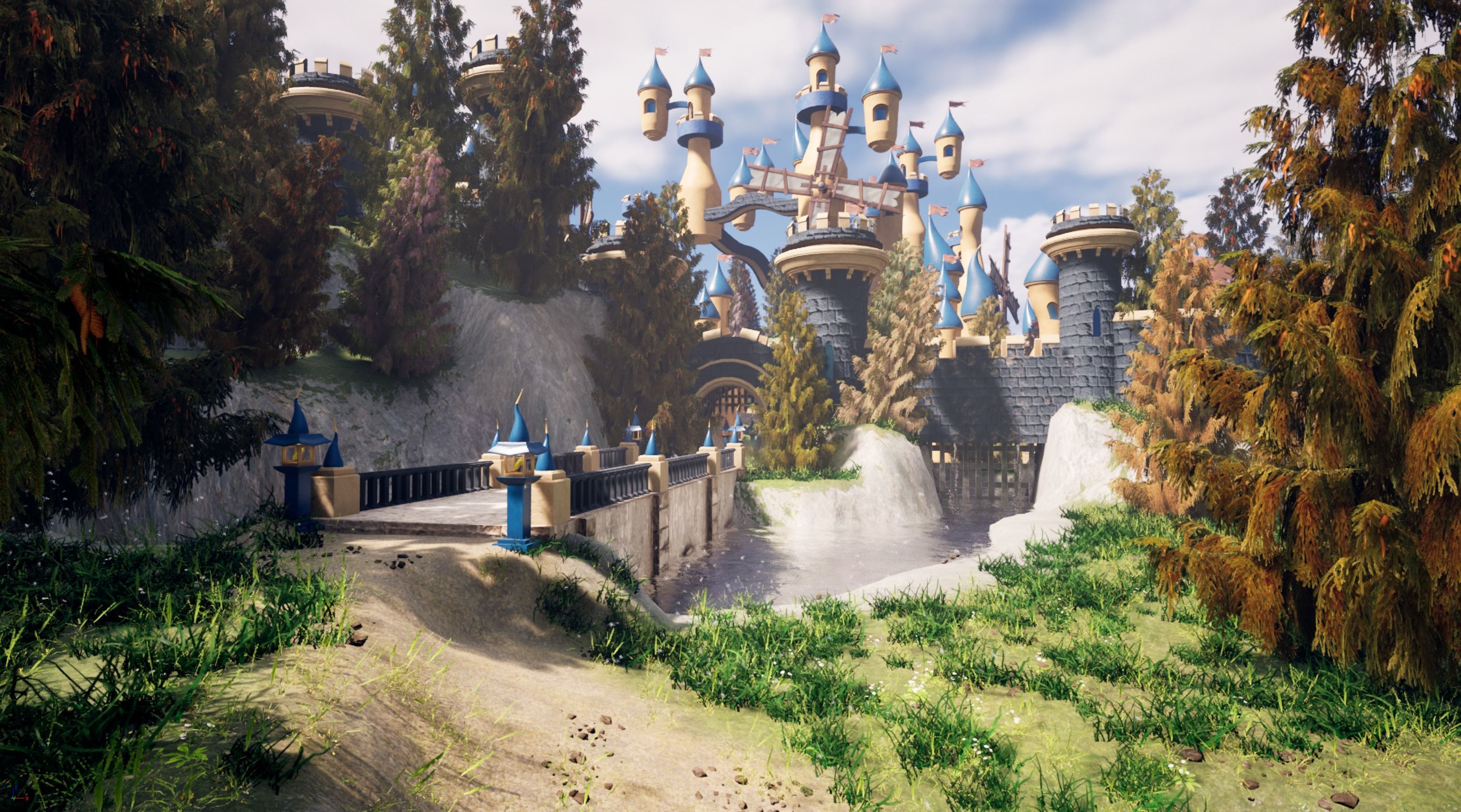 WonderLand Environment For Unreal Engine 5 Low-poly 3D model_4